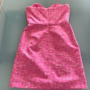 Pink Shoshanna mini dress with pockets.  Perfect for summer outings.